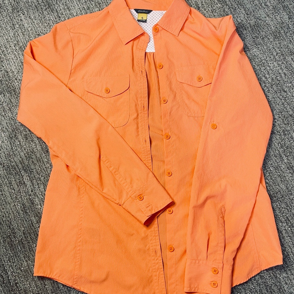 Eddie Bauer Women’s Button-Up Shirt, Size XS
